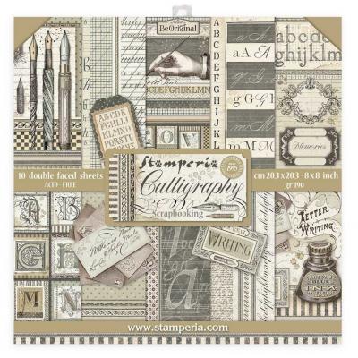 Stamperia Calligraphy Designpapier - Paper Pack